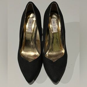 Jennifer Lopez Velvet Stilettos